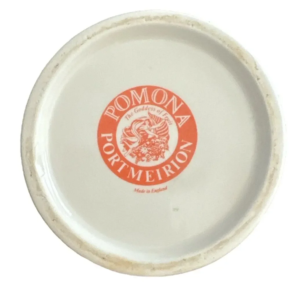 Portmeirion Pomona Botanic Spice Jar Vase Utensil Jar Made in England